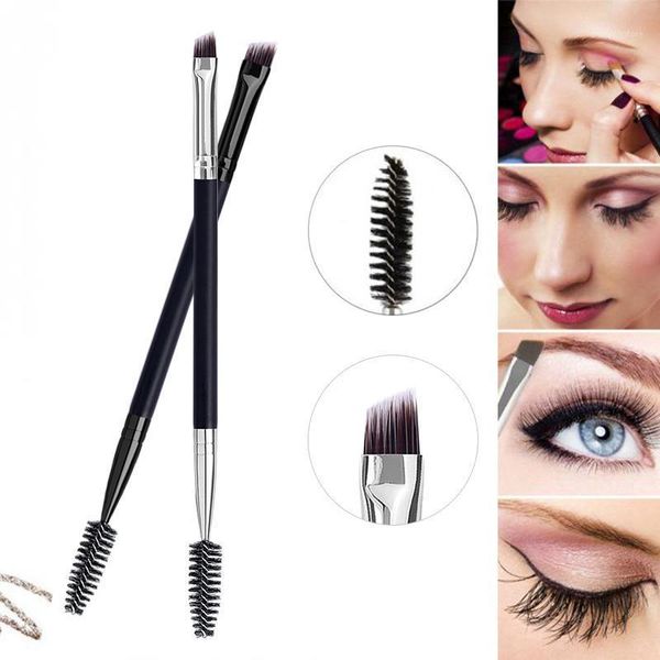 

1/5pcs 2 in 1 double head eyebrow brush+eyelash brush makeup tools cosmetic brushes eye lash make up brochas maquillaje1