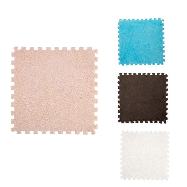 

pcs plush mosaic carpet,foam children's carpet,bedroom&living room carpets