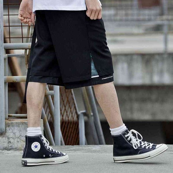 

fashion brand street skateboard american youth shorts, White;black