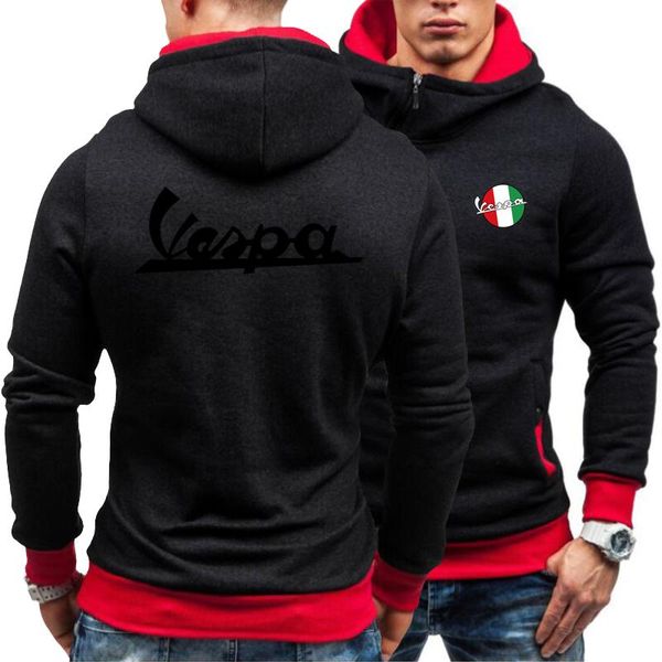 

men's hoodies & sweatshirts zip cardigan digital print hoodie fashion hooded sweatshirt autumn winter sportswear long sleeve sudaderas, Black