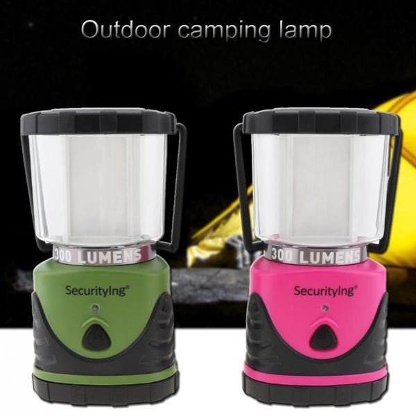 

portable lanterns securitying outdoor led lantern ultra bright 12led 300lm 3 modes battery powered shockproof waterproof camping