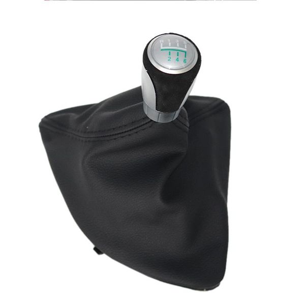 

shift knob 5 / 6 speed left hand driver side car gear gaiter covered real leather for e87 e88 e81 e82