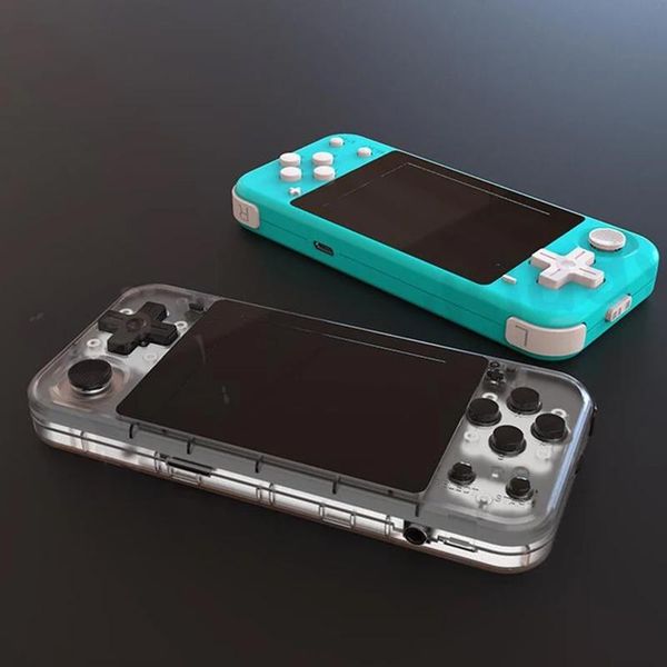 

q90, retro game console, 3 inch ips screen open dual system handheld, video handheld support ps1, player q90 portable players