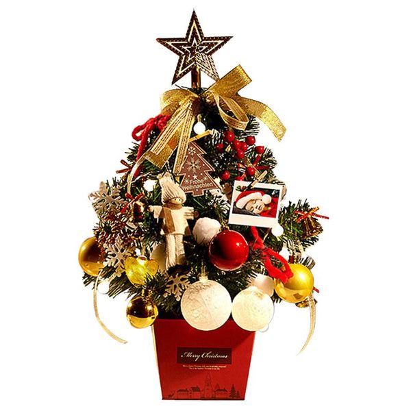 

christmas decorations year mini tree set deskornaments with lights led xmas decor gift for home navidad