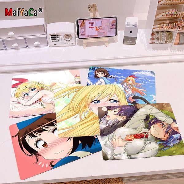 

mouse pads & wrist rests maiyaca funny nisekoi rubber durable deskmousepadÂ smooth writing pad desk mate gaming