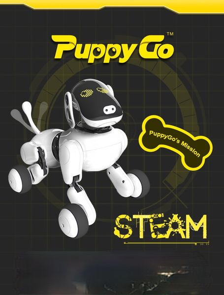 

baby toys 1803 ai puppy dog robot toy for your family app remote control bluetooth smart electronic ai pet dog toy gift for kids