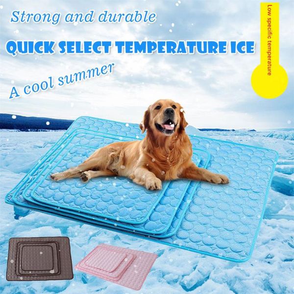 

kennels & pens self cooling dog mat, large pet cool mat non-toxic activated gel pad ice great for dogs cats to stay this