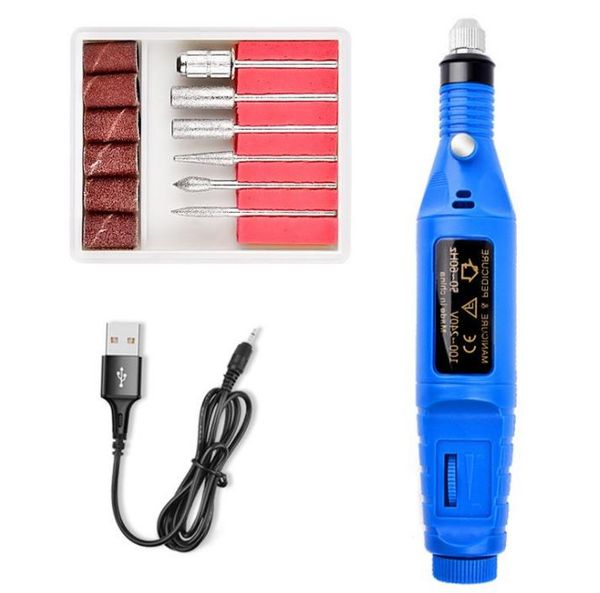 

2021 electric manicure set pedicure cutters tool nail drill bit milling machine nail art files polisher manicure machine apparatus