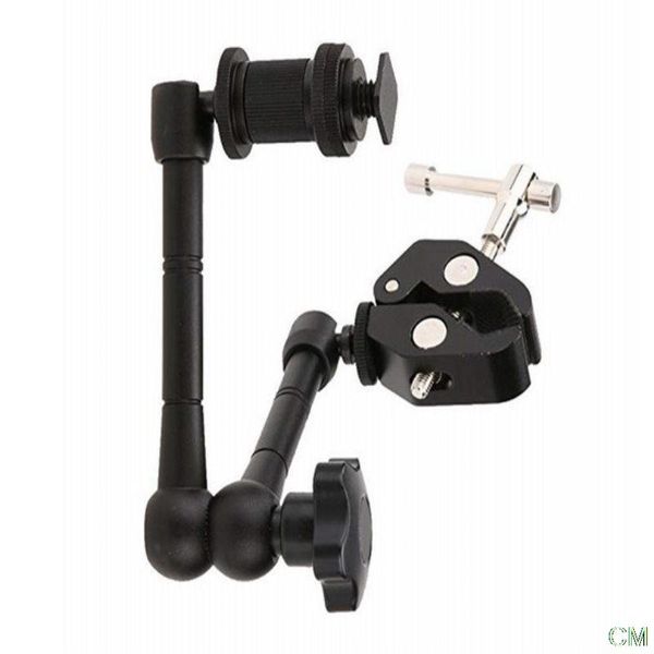 

7" adjustable friction articulating magic arm for dslr lcd monitor led light us tripods