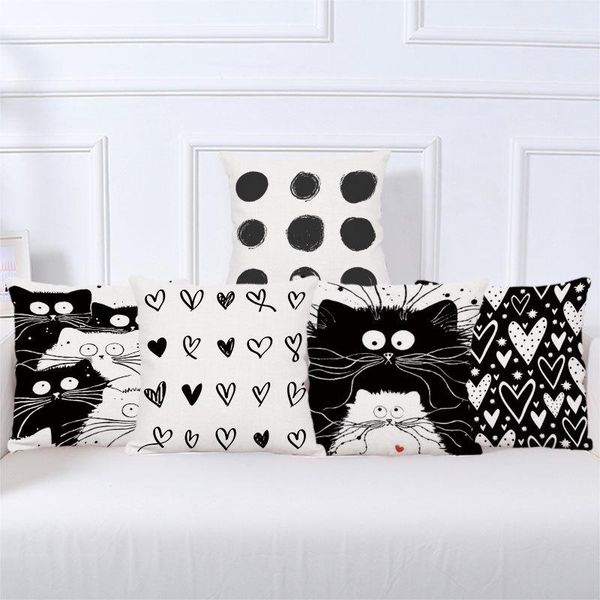 

cushion/decorative pillow geometric sofa linen cover 18x18in car lumbar cushion office sofas 45x45cm home decoration