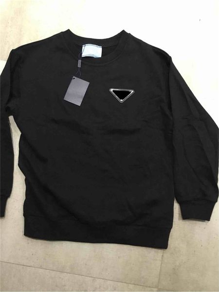 

women hoodie with triangle letters long sleeves lady sweatshirts fashion style hoodies terry, Black