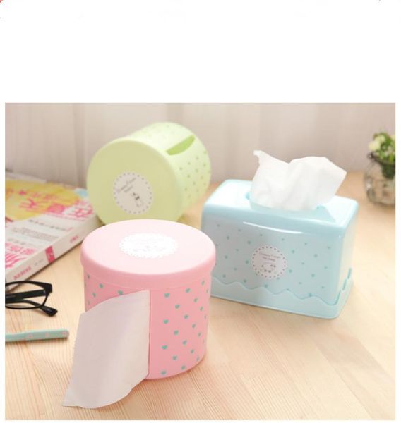 

tissue boxes & napkins 1pc creative box home style european fashion carton paper suction multi-functional household towel lf 005