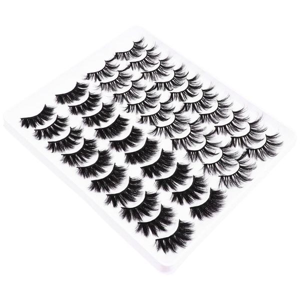 

false eyelashes 20 pairs thick fake decorative natural look