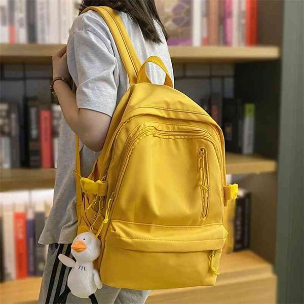 

fashion lady waterproof backpack female cute cool bag travel book kawaii backpack lapgirls student college women school bags 210922
