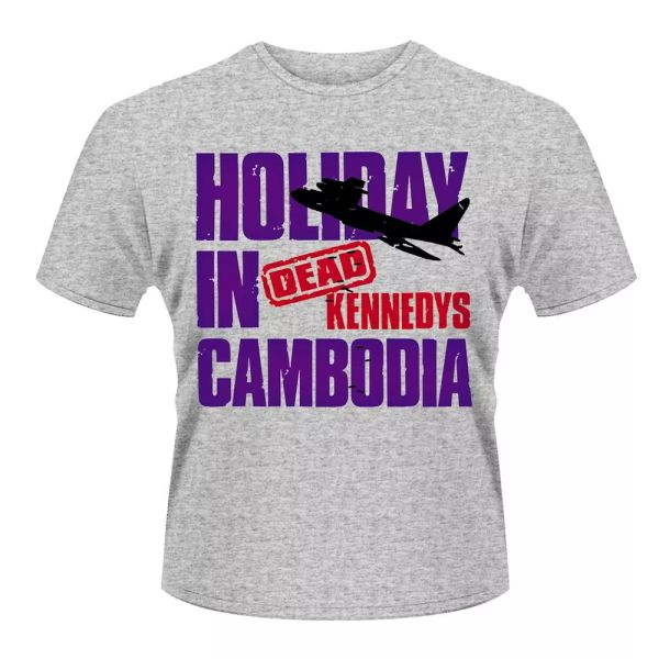 

dead kennedys holiday in cambodia 2 official t-shirt men unisex, White;black