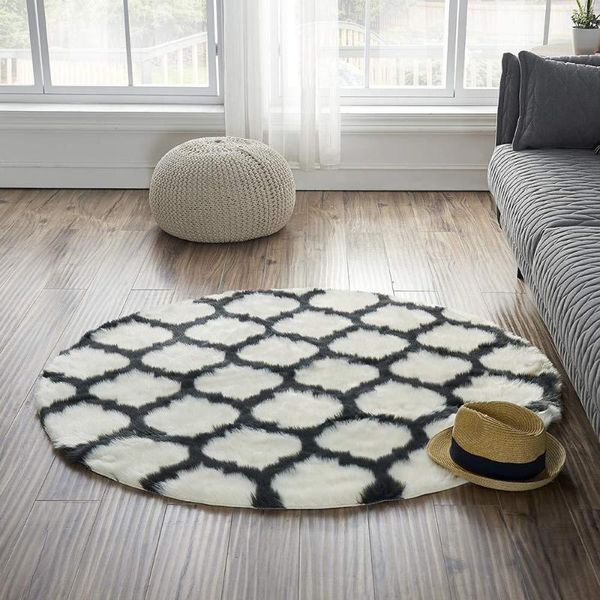 

carpets home decor carpet soft plush living room bedroom children's floor mats round decoration