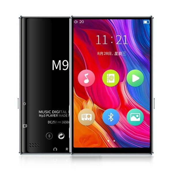 

& mp4 players player bluetooth-compatible 5.0 touch screen lossless music with fm radio recording 4 inch