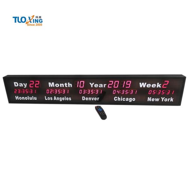 

wall clocks world zone clock led green light