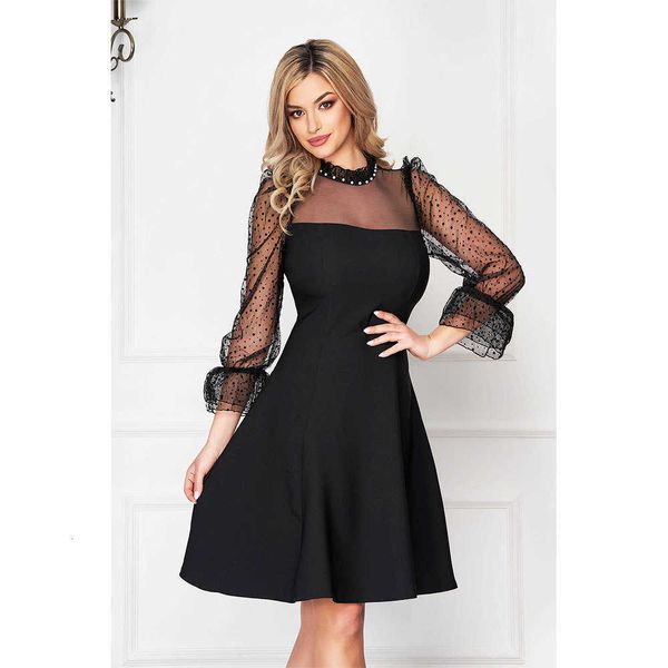 

luxury party evening dress women's mh perspective a-line, Black;gray