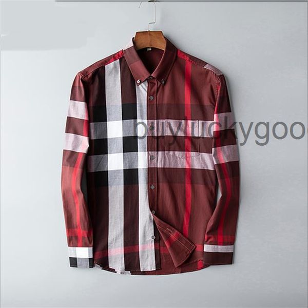 

luxurys designers dress shirt menswear fashion society black men solid color business casual mens long sleeve -3xl#61, White;black