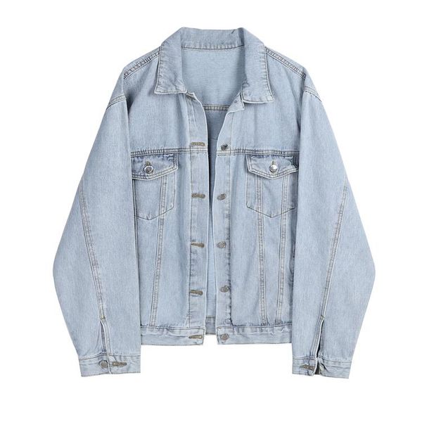 

women's jackets 2021 women denim jacket female loose korean style spring oversize casual blue, Black;brown