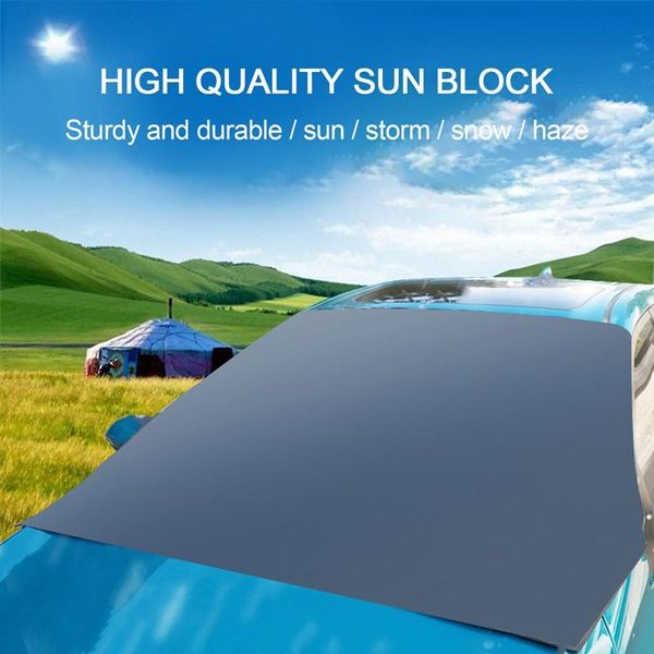 

car sunshade universal magnetic exterior protection snow blocked covers ice protector visor sun shade windshield dust cover
