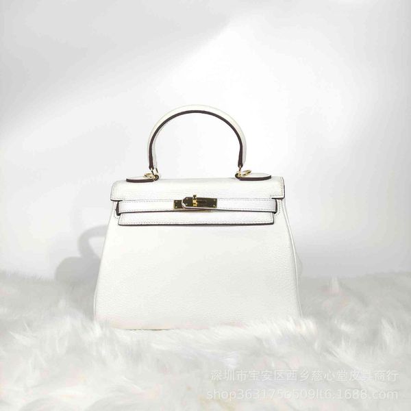 

75% off luxury handbag 2021 new lychee pattern head leather messenger bag handbag women's fashion qrw4