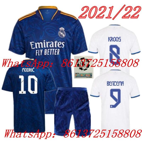 

men's casual shirts 2021/22 real madrids jersey benzema modric hazard 2021 2022 shirt 21 22 soccer fast delivery, White;black
