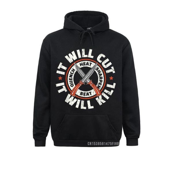 

men's hoodies & sweatshirts funny blacksmith apparel blacksmithing gifts quote knive hoodie normal for men lovers day unique hoods, Black