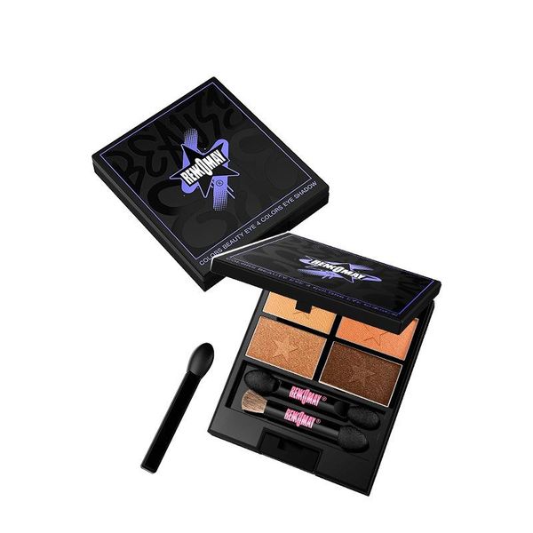 

eye shadow color beauty four-color easy to touch exquisite stage makeup light transparent