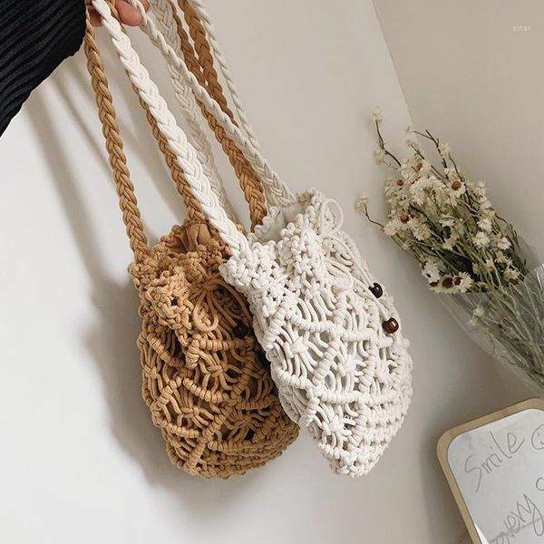 

evening bags summer designer luxury ladies hollow out straw bag shoulder handbag beach mini crosssbody female ins1