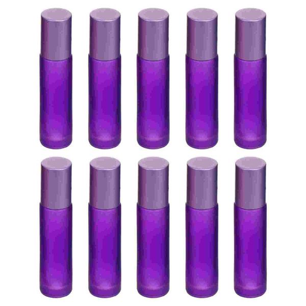 

storage bottles & jars 10pcs 10ml essential oil sub roller glass