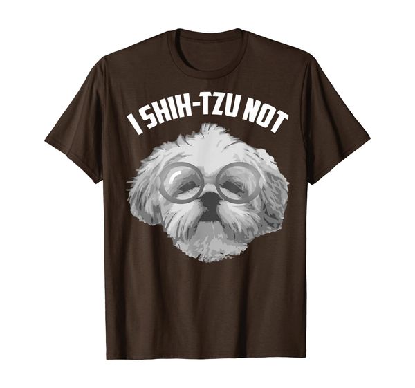 

I Shih-Tzu Not Shirt | Cool Adorable I Heart Dogs Tee Gift, White;black