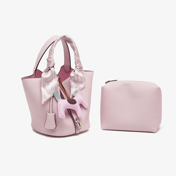 

luxury handbags vegetable basket hand-held bag women's summer 2021 new fashion high-end sense cross bucket bag