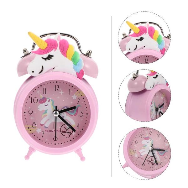 

other clocks & accessories 1pc alarm clock bedroom beside with night light kids wakeup