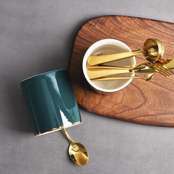 

storage bottles & jars multi-functional ceramic barrel pen holder nordic ins wind dresser beauty lipstick cosmetic brush