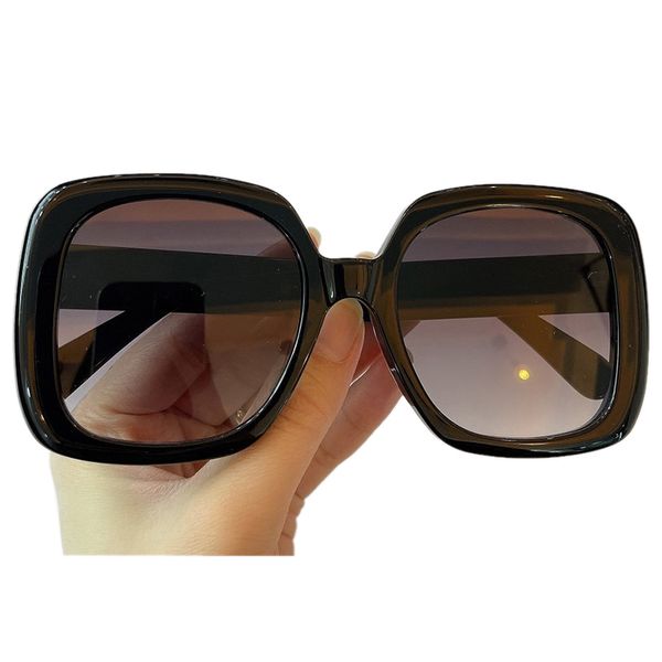 

fashion big square sunglasses women 2021 luxury brand oversized sun glasses with box men gafas uv400, Silver