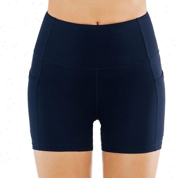 

womens shorts high waist yoga diagonal pockets running training sports tight fitness drop good quality, White;black