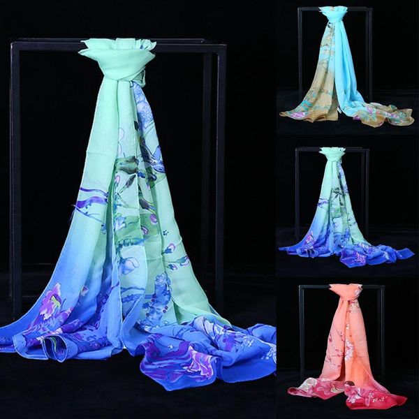 

scarves satin fashion hijab scarf for women silk print kerchief head scarfs female square shawls wraps neck ladies, Blue;gray