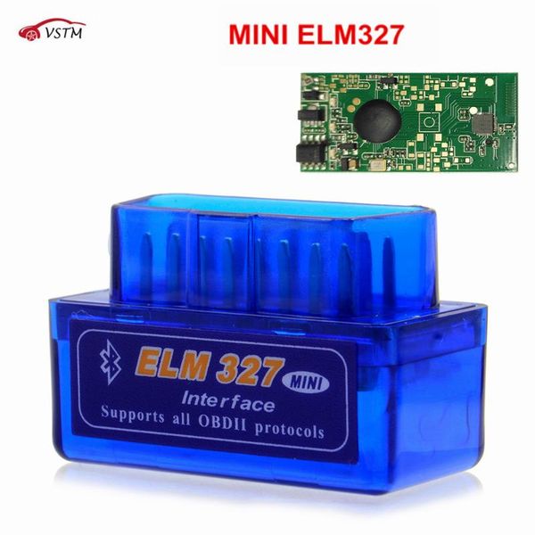 

code readers & scan tools mini elm327 bluetooth interface v2.1 obd2 auto diagnostic-tool works on android torque/pc v 2.1 bt adapter s