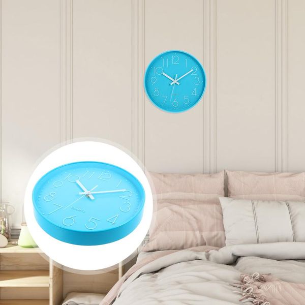 

wall clocks creative mute large clock home living room decor battery powered