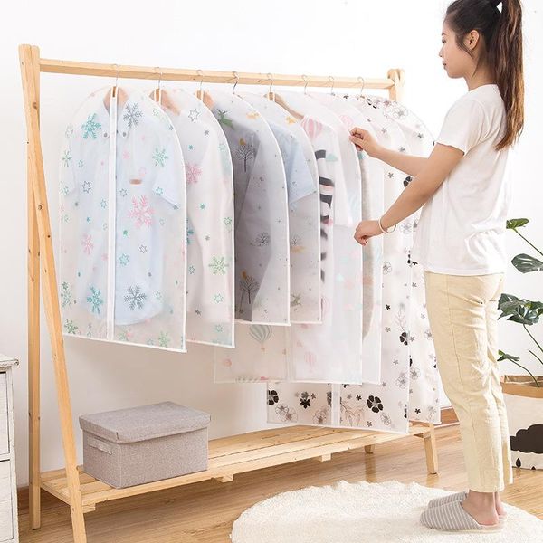 

clothing & wardrobe storage peva dust cover clothes coat bag suit hanging jacket
