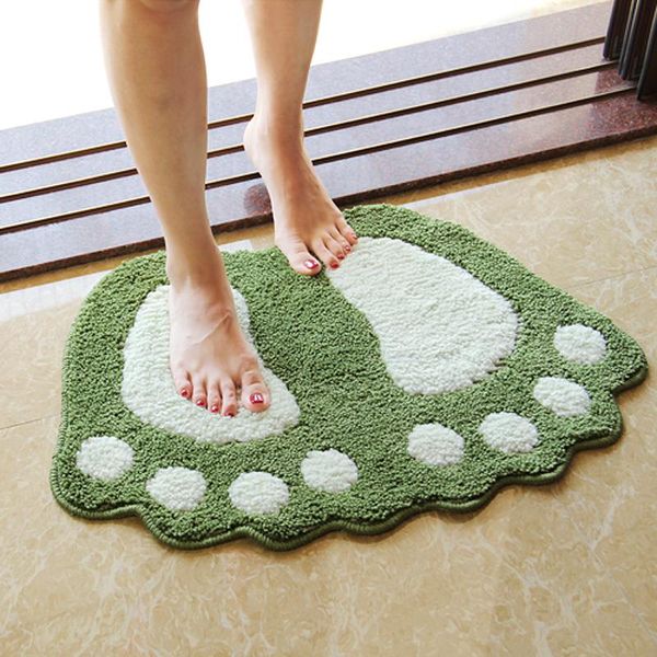 

bath mats multi colours floor mat for home living room toilet rug decor bathroom carpet feet printed tapetes
