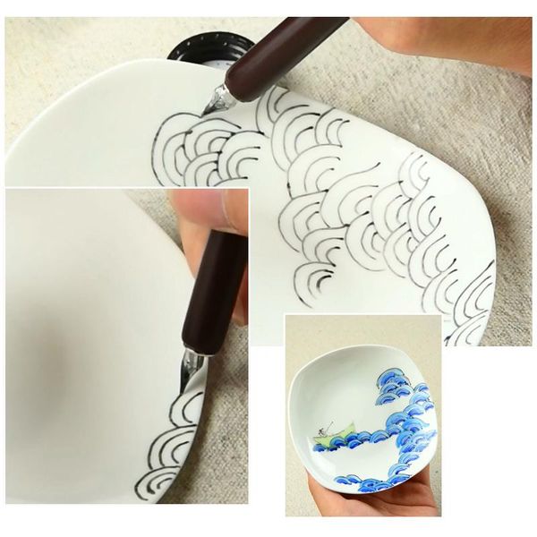 

pottery tools on-glaze dipping fountain pens school painting fine brushes craft