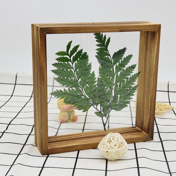 

frames for pictures creative wood double sided plant plexiglass specimens po frame diy wall art decorative ornaments home