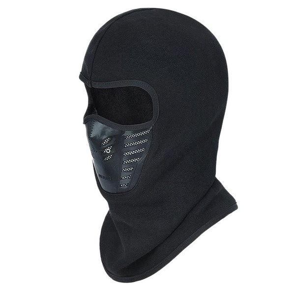 

outdoor cycling ski head hat mask cap cat sport riding bike caps & masks, Black