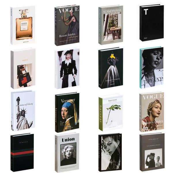 

fake book box openable luxury brand decorative modern simulation fashion home decor s h0913