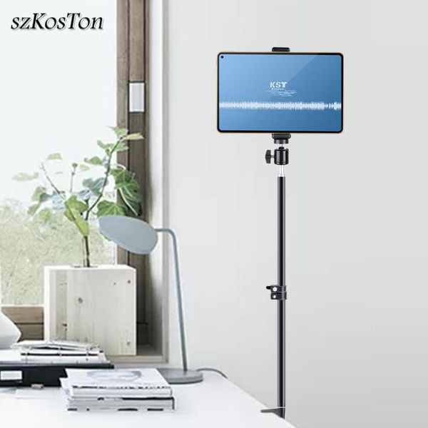 

mobile phone tablet stretchable holder stand with mobilephone clip for universal smartphone rod bracket mount support cell mounts & holders