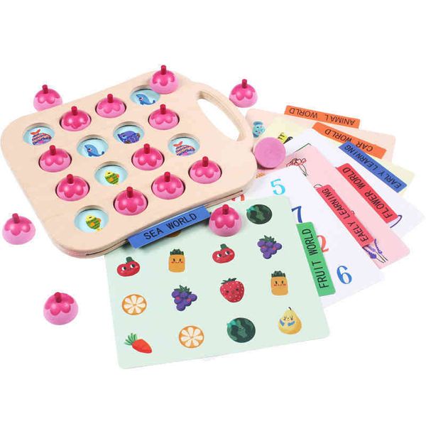 

design of children's puzzle wood toys, memory chess and flower games