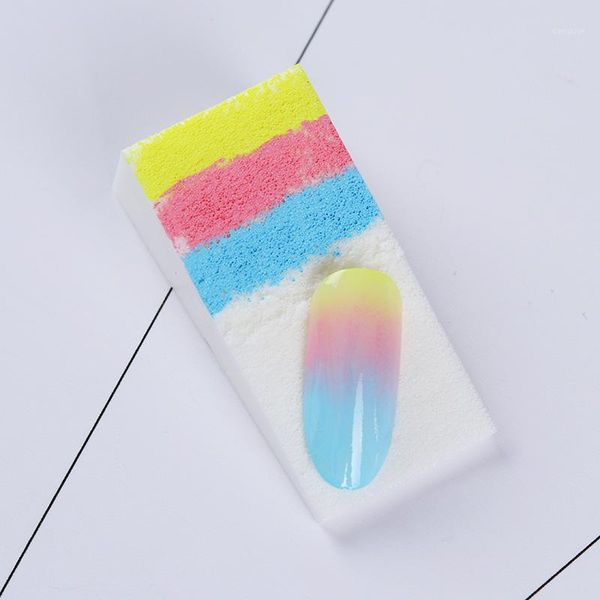 

hollow sponge set for gradient nail gel polish art nails soft sponges color fade tool1
